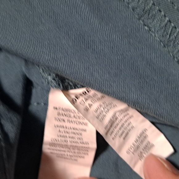 Joe Fresh teal capris size 22 NWT - Picture 4 of 5